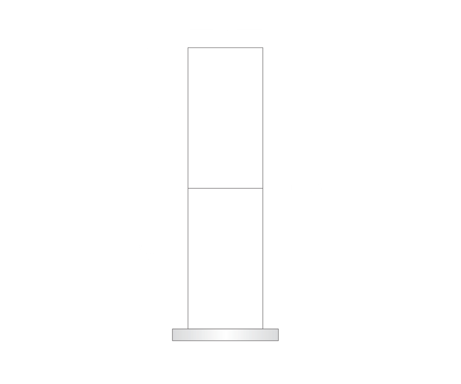 Glacon Rectangular Table Lamp
