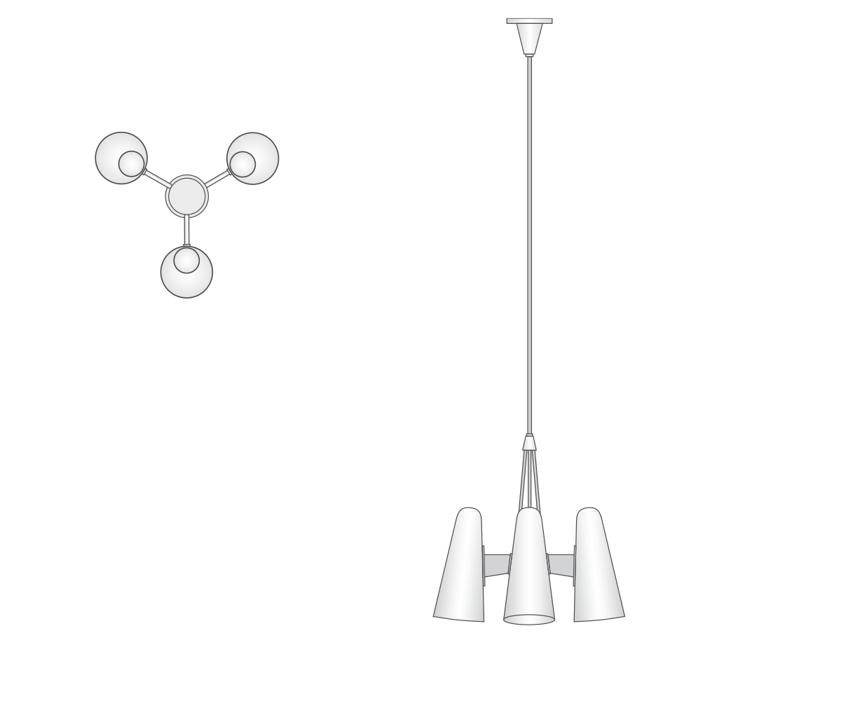 Montfaucon 3 Light Pendant