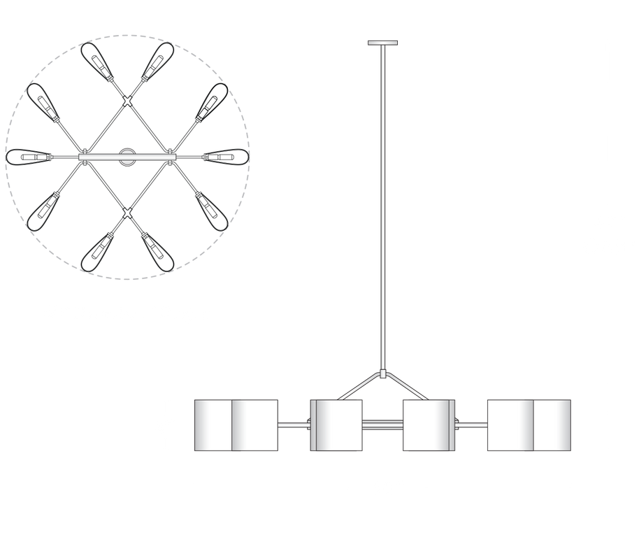 Dessay Circular Chandelier