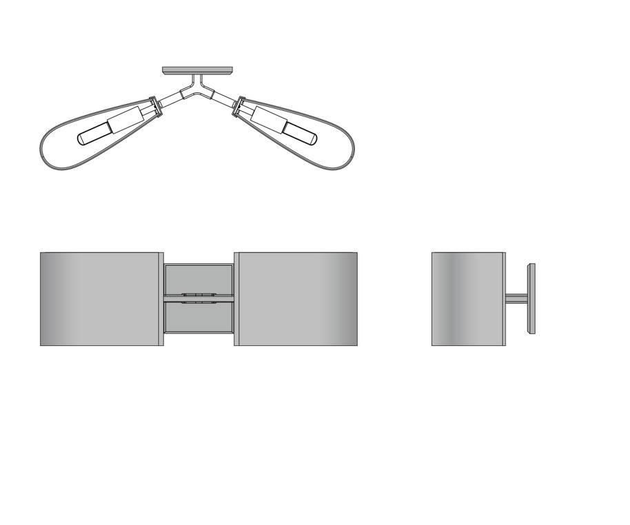 Dessay Double Sconce