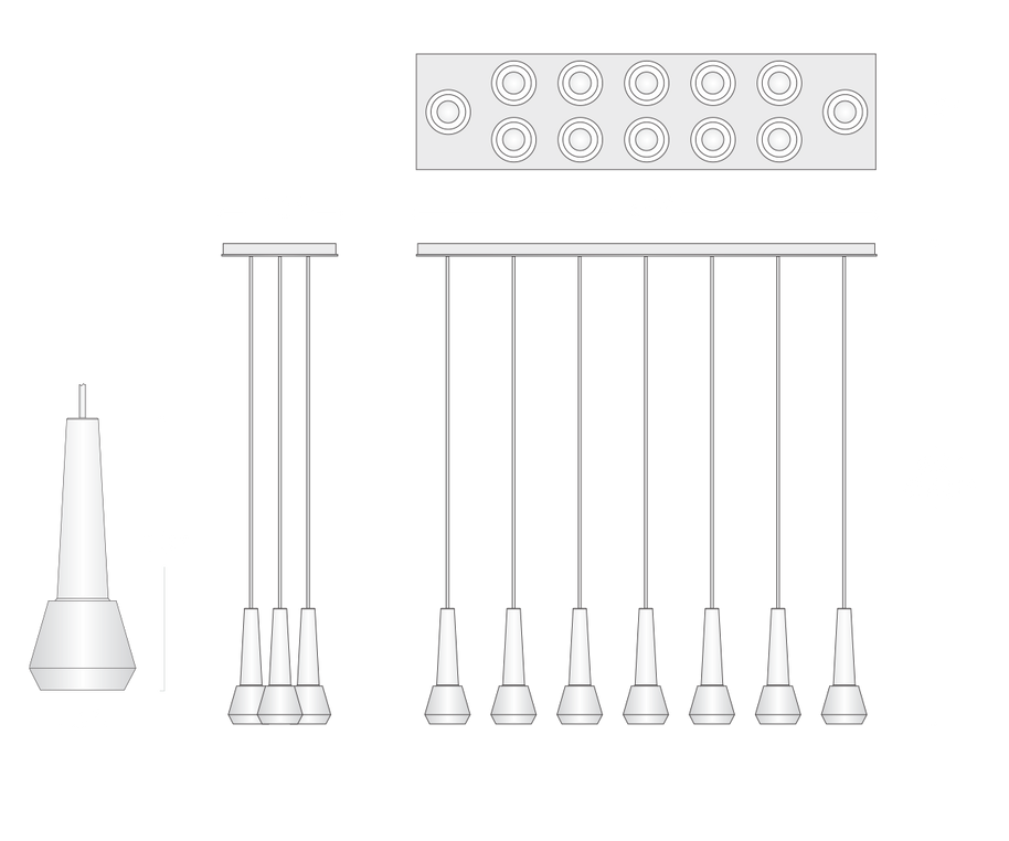 Fontenay Linear Chandelier