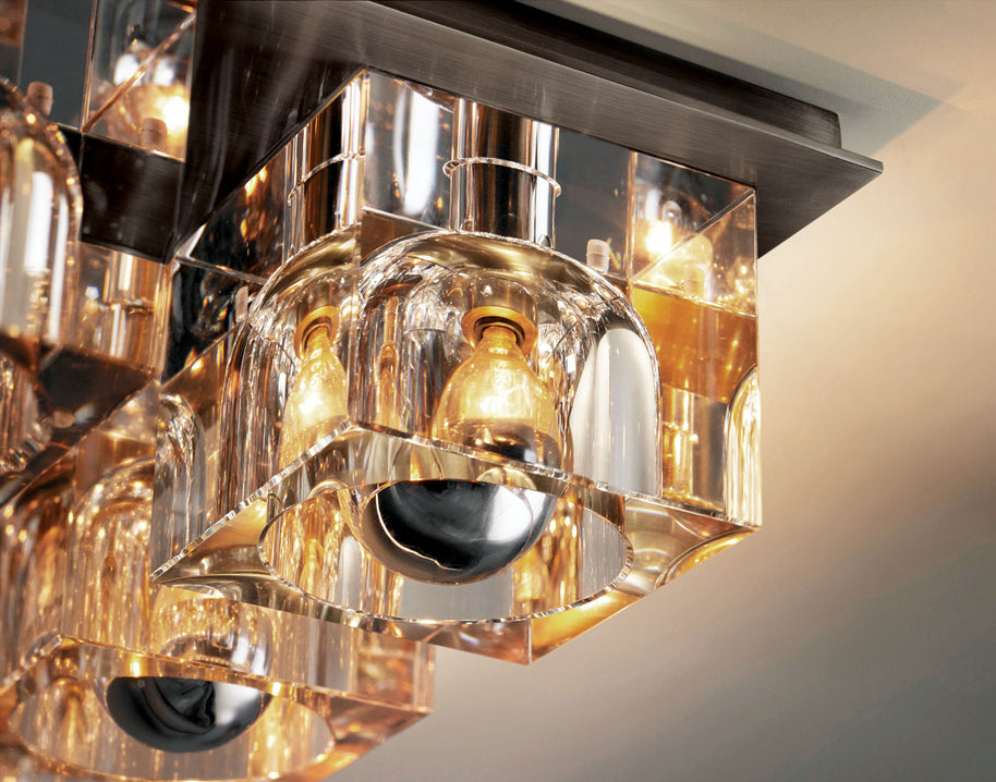 Glacon 9 Light Flush Mount