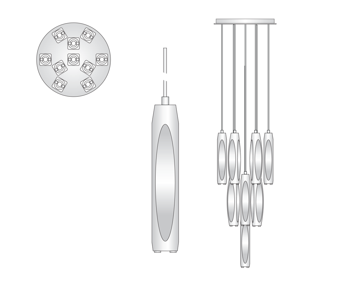 Chartier Circular Chandelier
