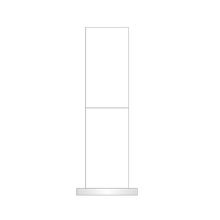 Glacon Rectangular Table Lamp
