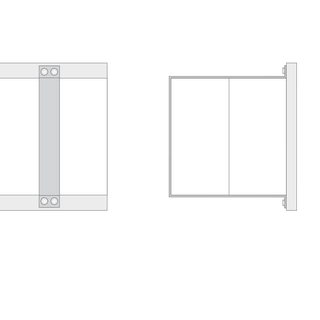 Glacon Square Sconce
