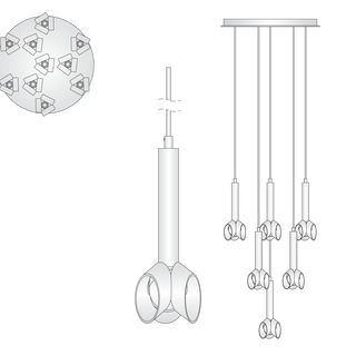 Cantenac Circular Chandelier