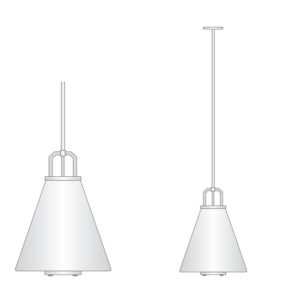 Bouillant Funnel Pendant