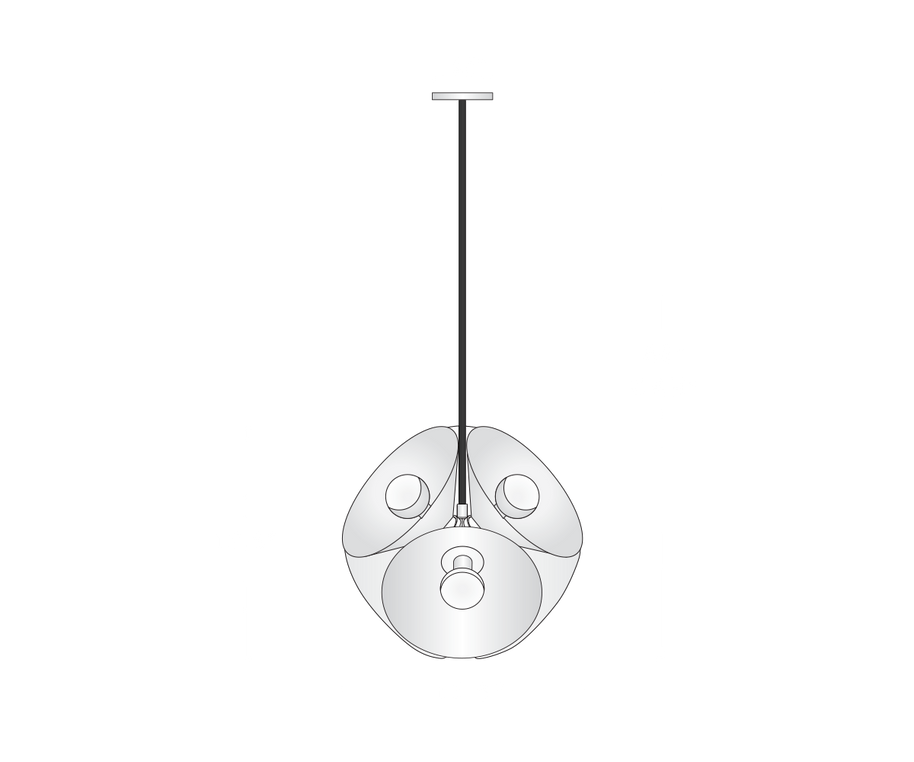 Lauriston Cluster Pendant