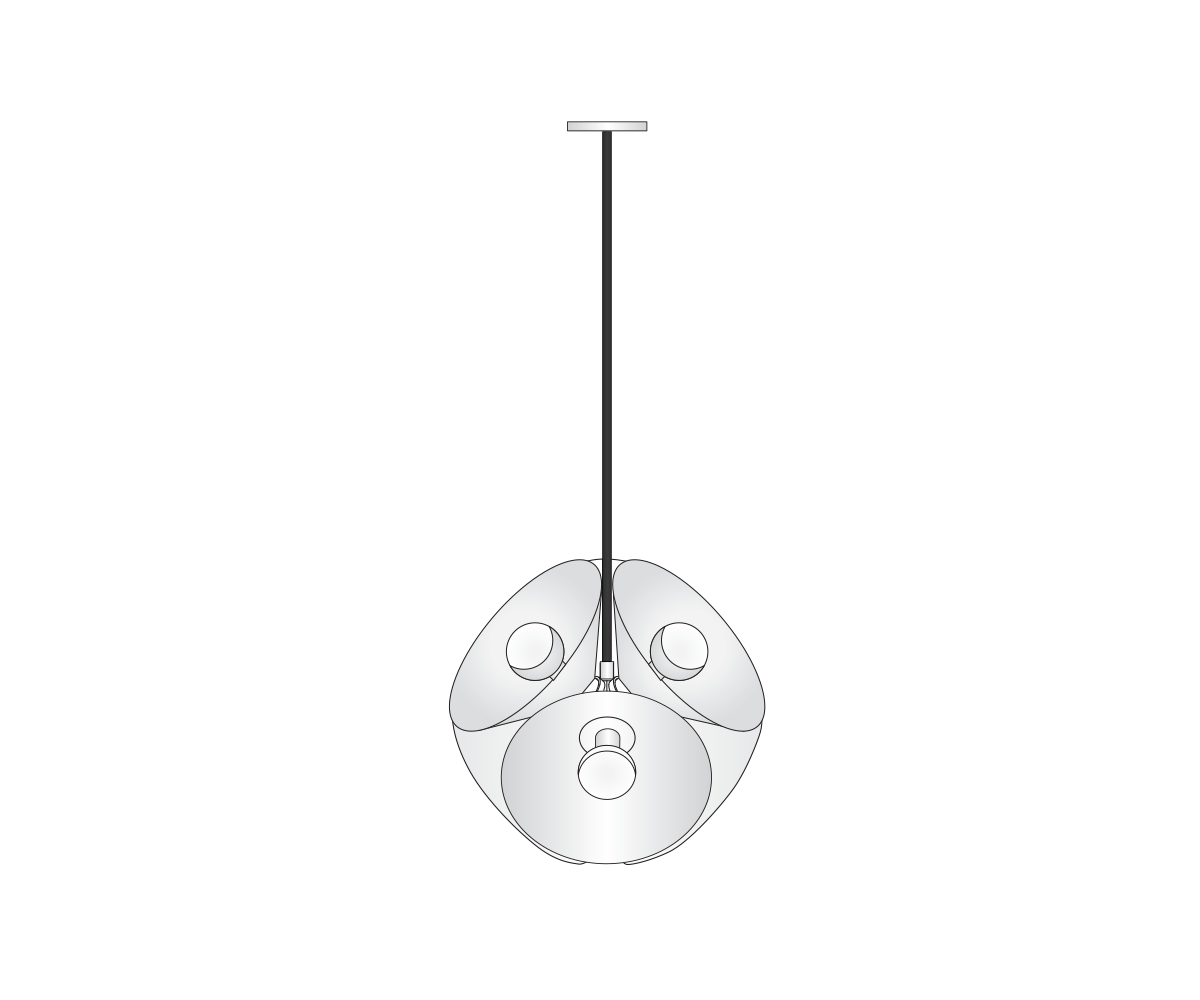 Lauriston Cluster Pendant