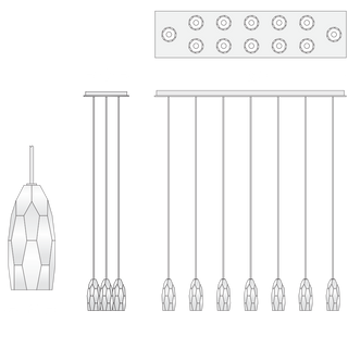 Chatelet Linear Chandelier