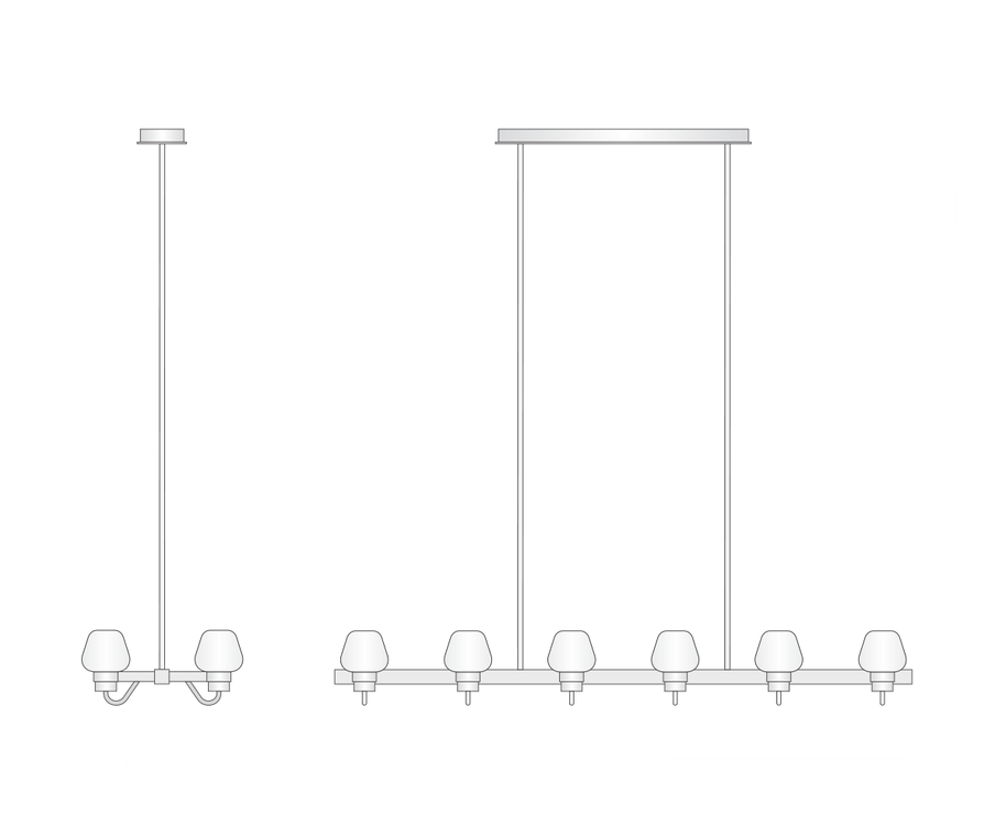 Montalembert Linear Chandelier