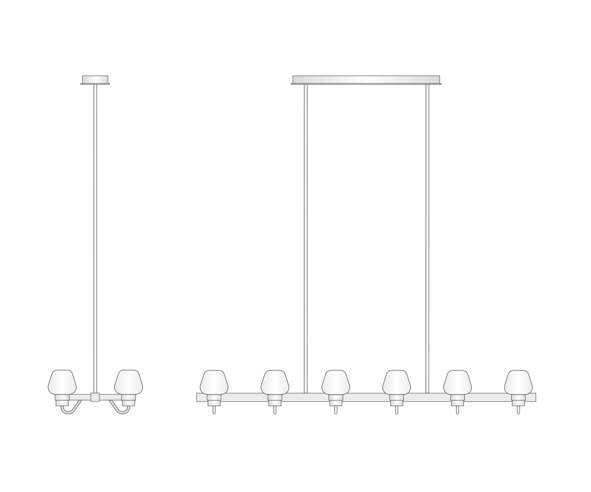 Montalembert Linear Chandelier