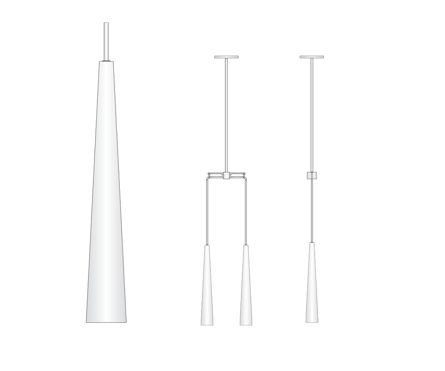 Apollinaire 2 Light Pendant