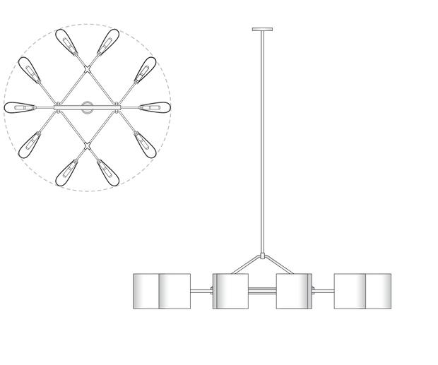Dessay Circular Chandelier