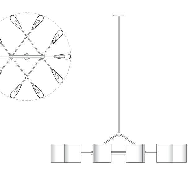 Dessay Circular Chandelier