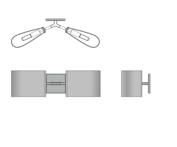 Dessay Double Sconce