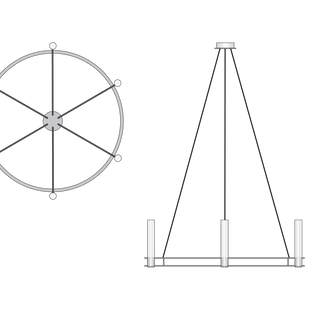 Pastis Circular Chandelier