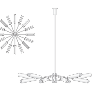 Platiere Circular Chandelier