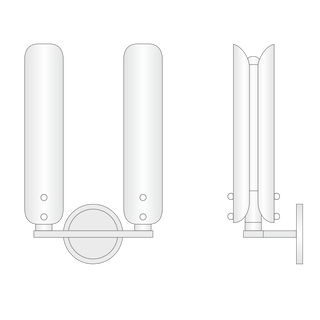 Platiere Double Sconce