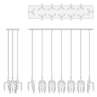 Rameau Linear Chandelier