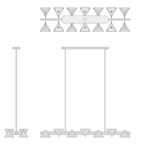 Vichy Linear Chandelier