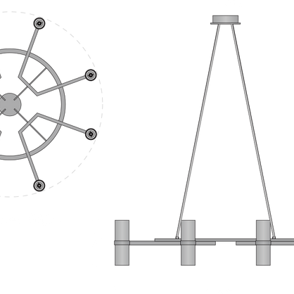 Voltaire Circular Chandelier