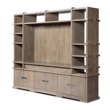 BRUNO BOOKCASE AND AV CABINET