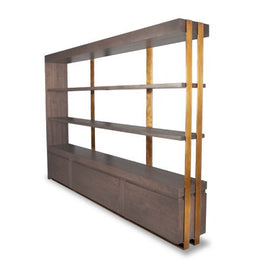 DECIMUS SHELVING UNIT LARGE BRONZE GOODS