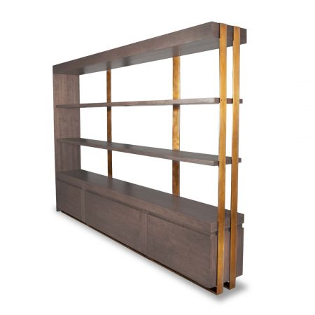 DECIMUS SHELVING UNIT LARGE BRONZE GOODS