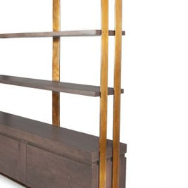 DECIMUS SHELVING UNIT LARGE BRONZE GOODS