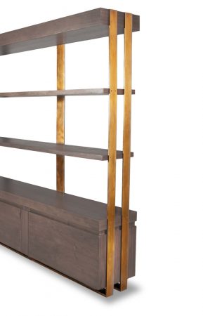 DECIMUS SHELVING UNIT LARGE BRONZE GOODS